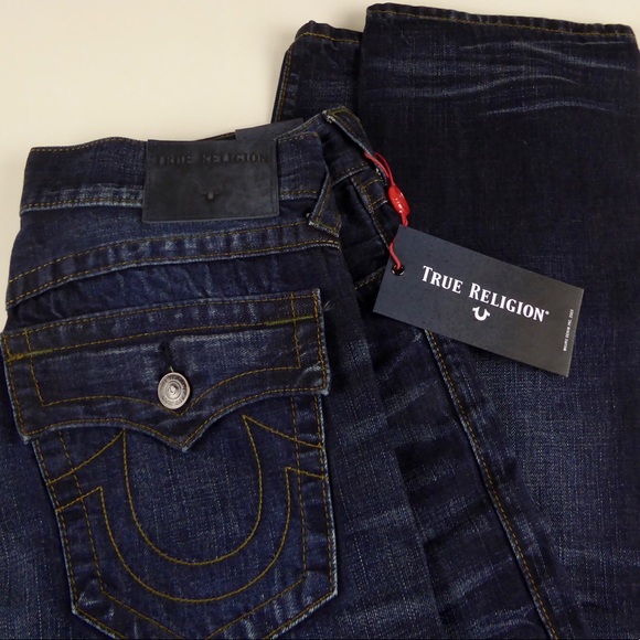 True Religion Geno Relaxed Slim w/ Flap Pocket NWT Denim Jeans - Picture 2 of 8